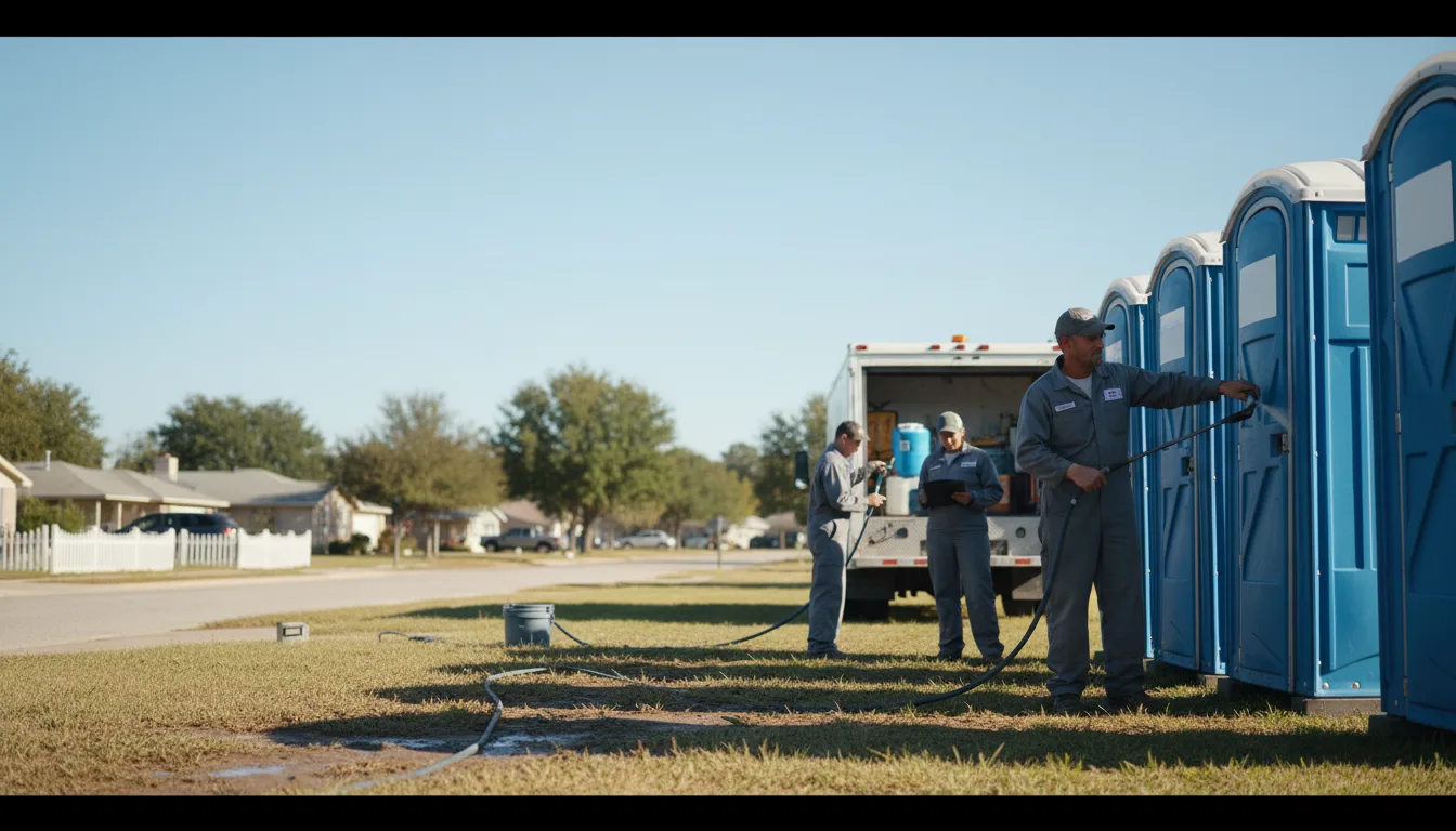 Long-Term Portable Toilet Rental in Sherwood, AR near me